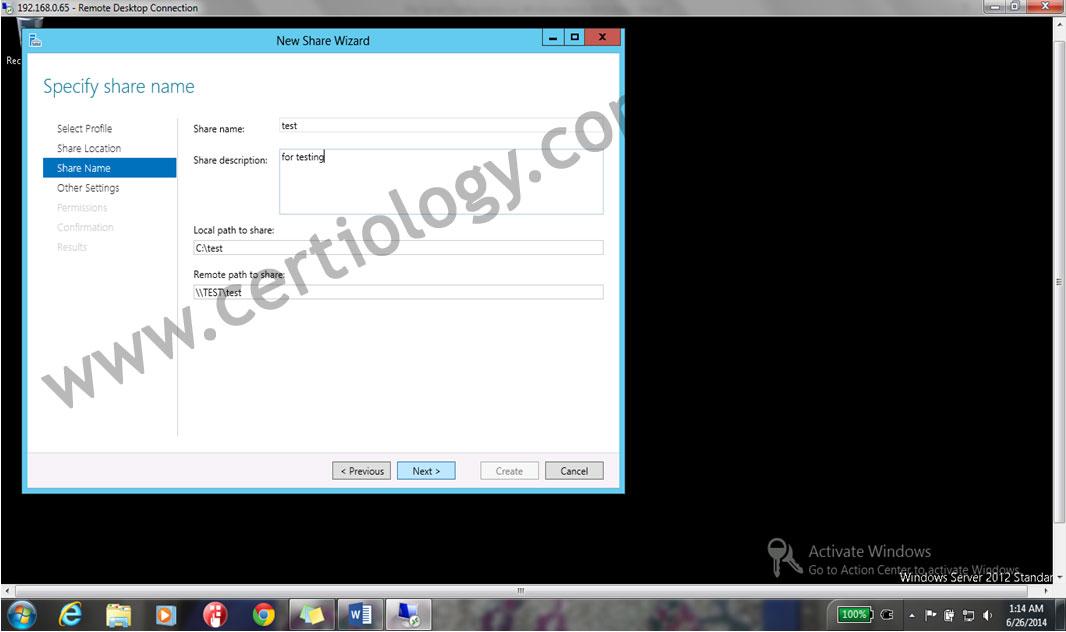 window click specify