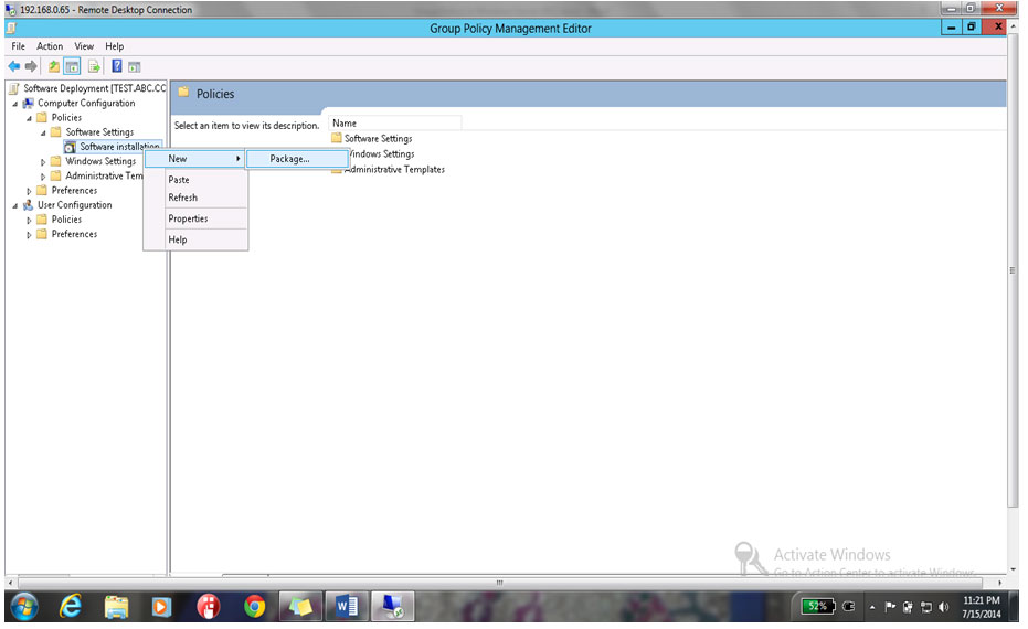 Software Installation