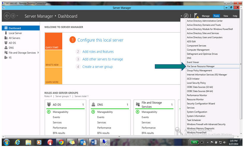 File Server Resource Manager 
