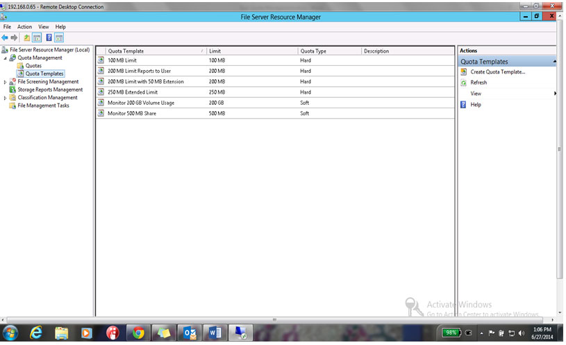 Expend Quota Management 