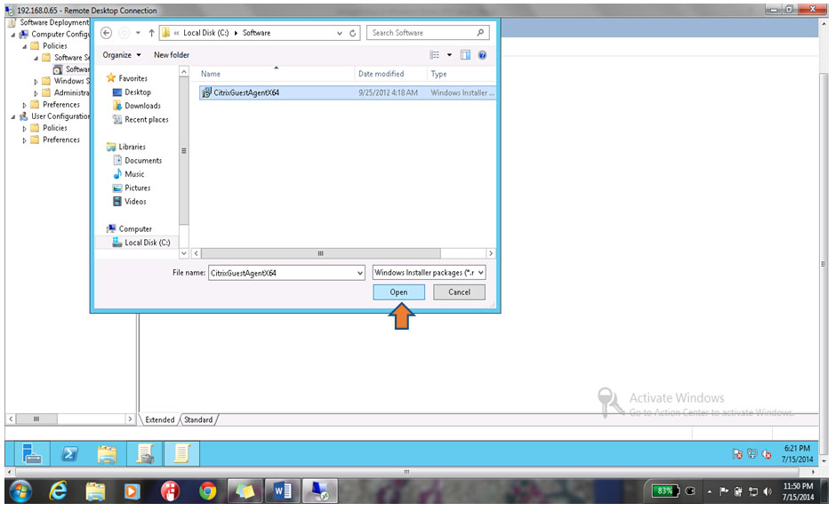 location C:\ Software