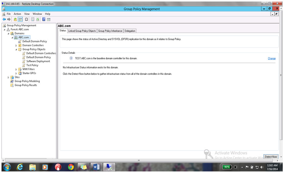 Group Policy Management editor & come back to Group Policy management