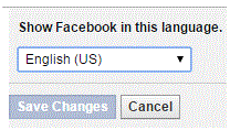 show facebook in this language
