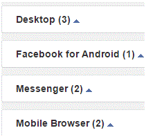 account activity