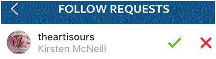 follow request